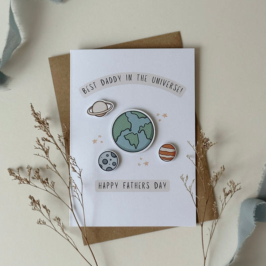 Best Daddy in the Universe Card
