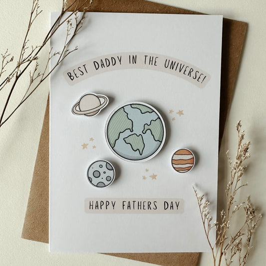 Best Daddy in the Universe Card