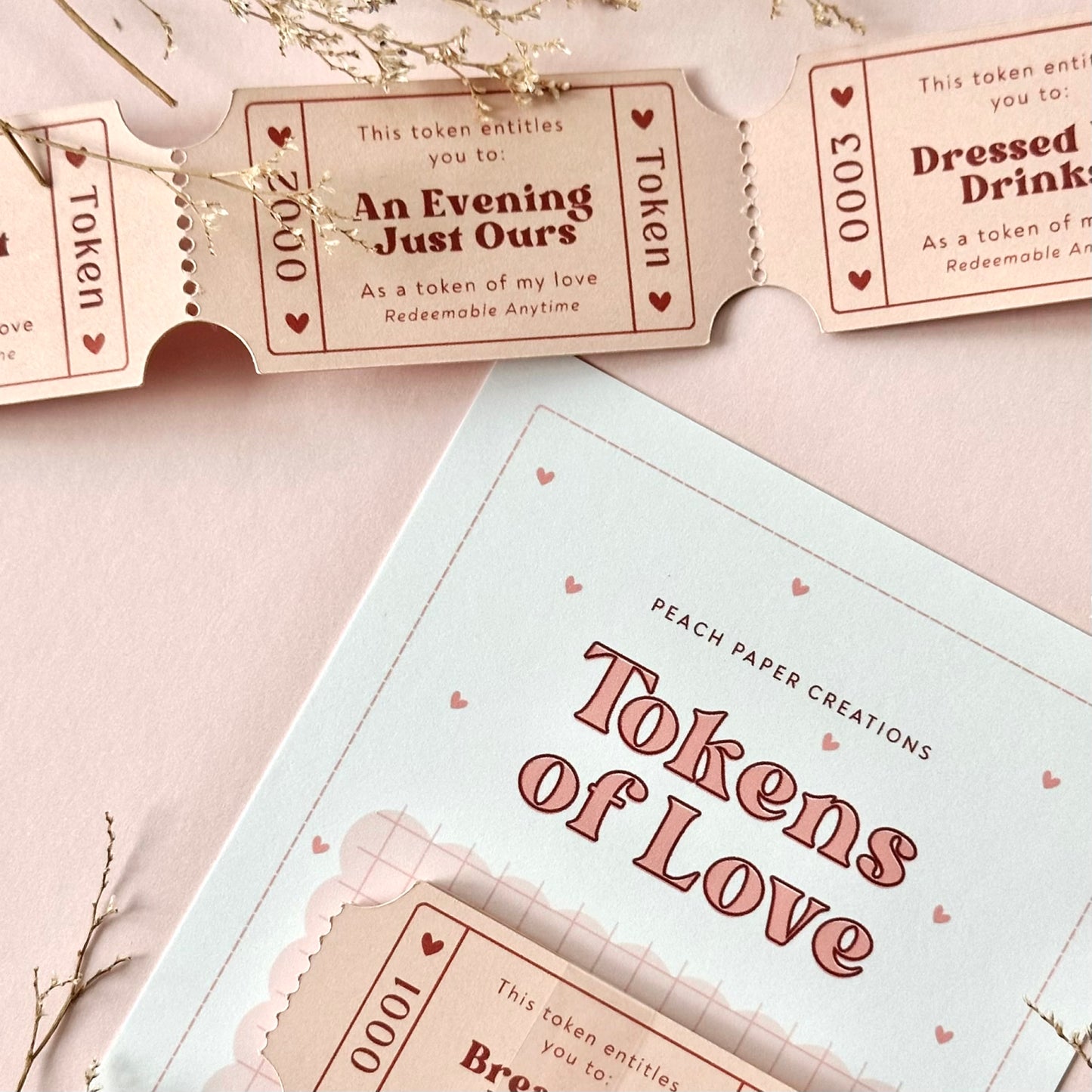 Tokens of Love | Love Coupons