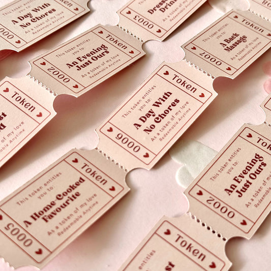 Tokens of Love | Love Coupons