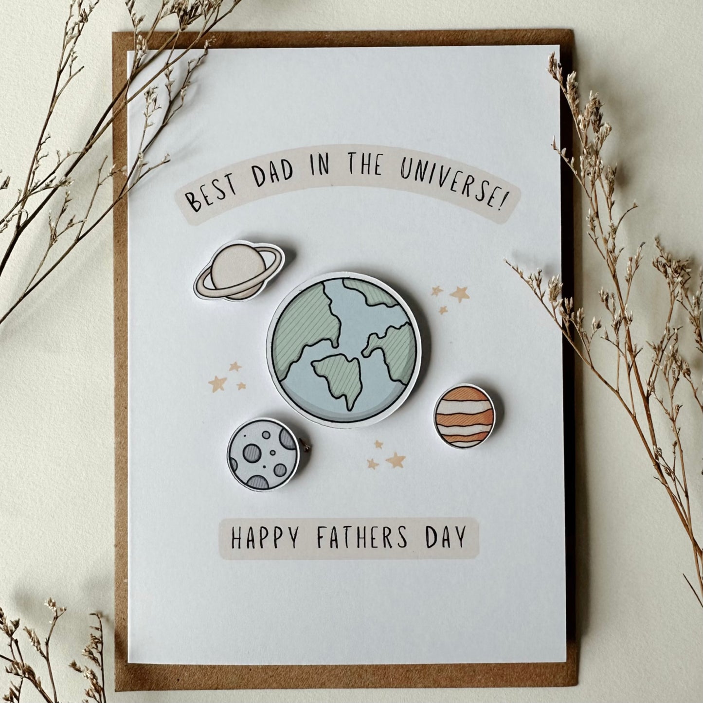 Best Dad in the Universe Card