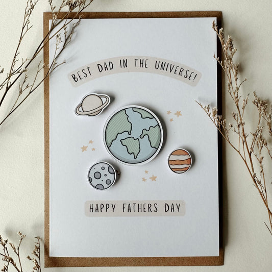 Best Dad in the Universe Card