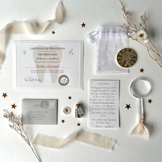 Tooth Fairy Bundle - Complete Magical Kit (Grey)