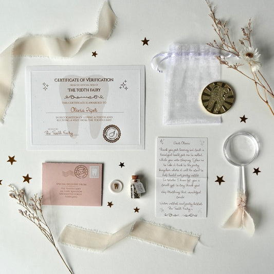 Tooth Fairy Bundle - Complete Magical Kit (Pink)