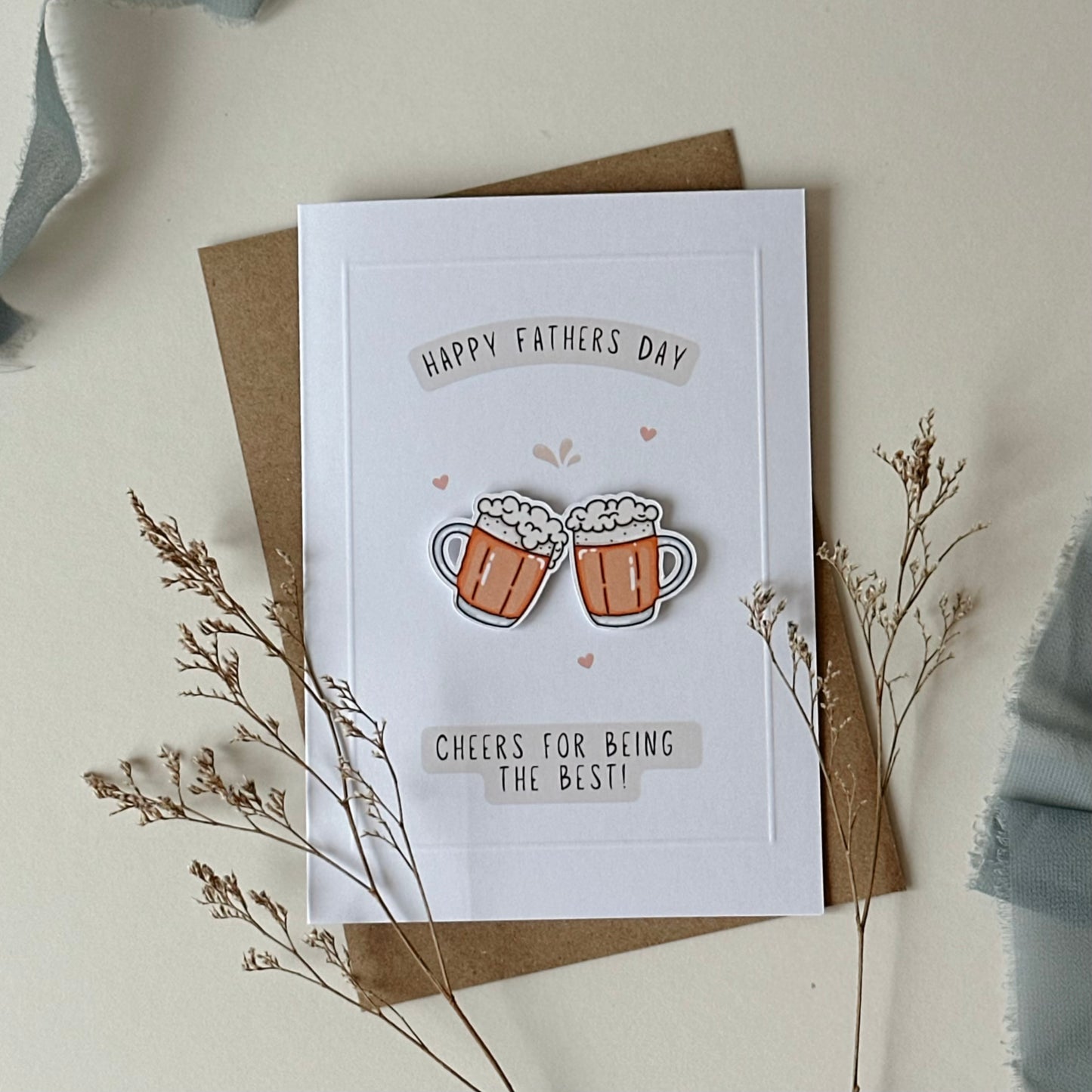 Cheers For Being The Best Dad Card