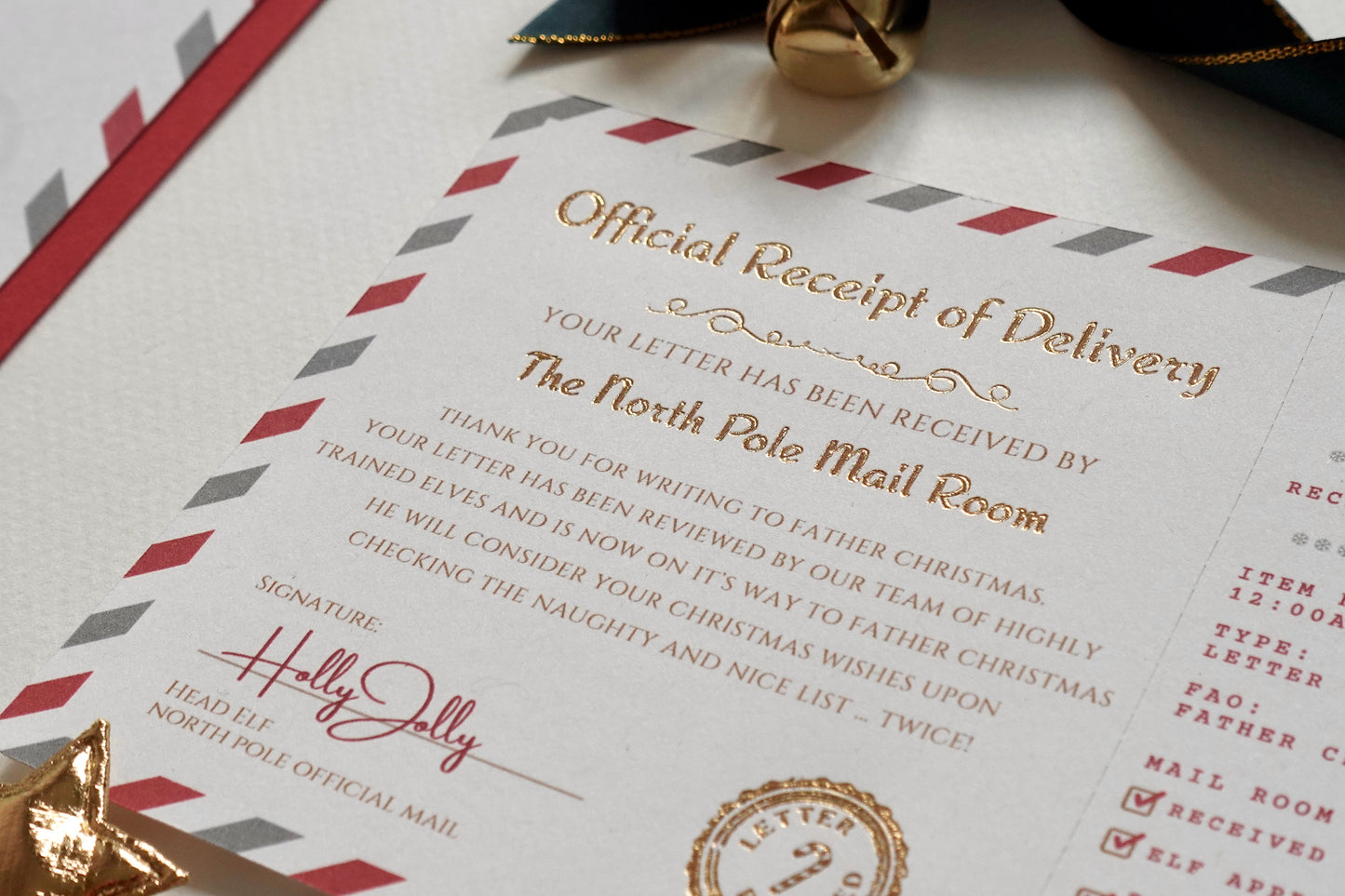 North Pole Post Kit | Letter to Father Christmas Writing Set | Christmas Stationery